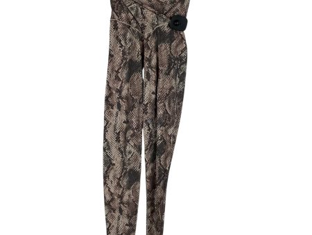 Athletic Leggings By Aerie In Snakeskin Print, Size: Xs For Cheap