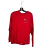 Top Long Sleeve Basic By Hanes In Red, Size: M Fashion