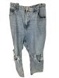 Jeans Straight By Good American In Blue Denim, Size: 22 Online Hot Sale