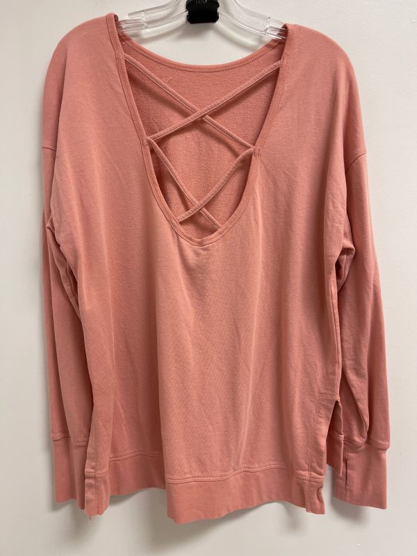 Athletic Sweatshirt Crewneck By Sweaty Betty In Pink, Size: M Hot on Sale