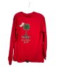 Top Long Sleeve Basic By Hanes In Red, Size: M Fashion