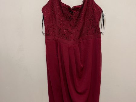 Dress Casual Midi By City Chic In Red, Size: 2x Fashion