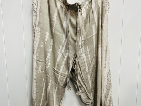 Pants Wide Leg By Intro In Tan, Size: 3x Supply