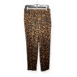 High-Rise Wide Leg Trouser By J Crew  In Leopard Size: 6 Online now