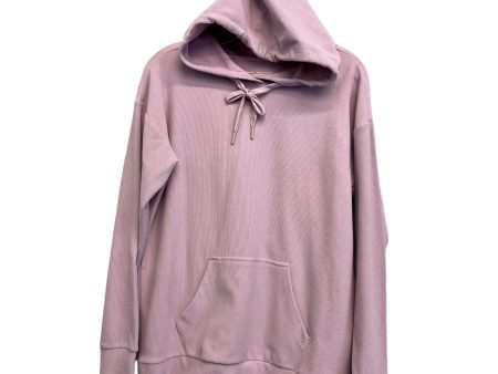 Sweatshirt Hoodie By Andrew Marc In Purple, Size:S Supply