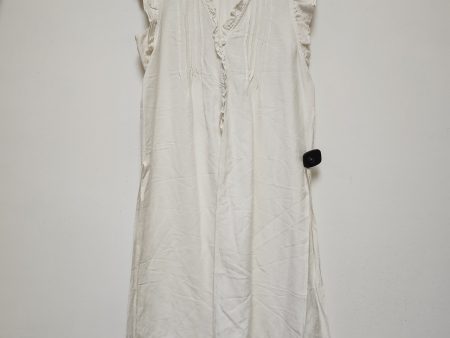 Dress Casual Midi By Anthropologie In Cream, Size: S Online now