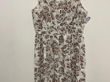 Dress Casual Maxi By White House Black Market In Floral Print, Size: L Supply