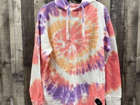 Sweatshirt Hoodie By Ivory Ella In Tie Dye Print, Size: S Online Hot Sale