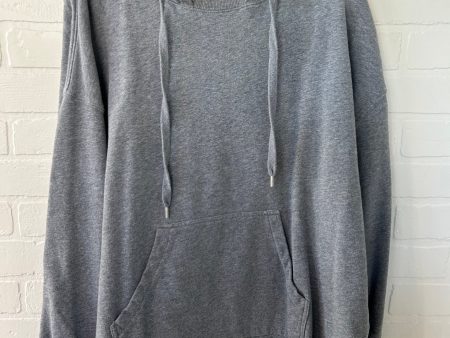 Sweatshirt Hoodie By Mono B In Grey, Size: M Discount