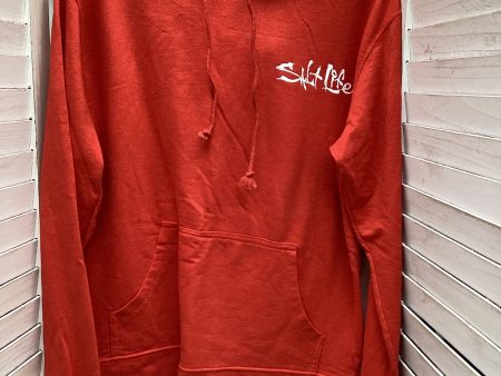 Sweatshirt Hoodie By Clothes Mentor In Red, Size: M For Discount