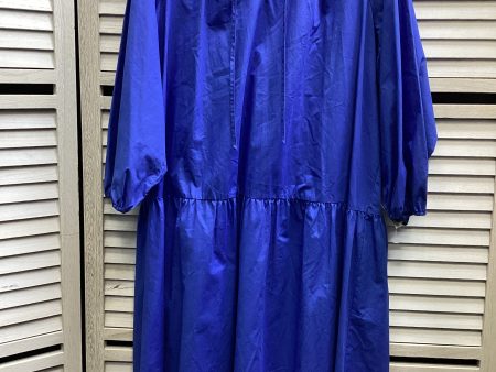 Dress Casual Maxi By Clothes Mentor In Blue, Size: 18 Discount