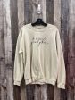 Sweatshirt Crewneck By Gildan In Tan, Size: M For Sale