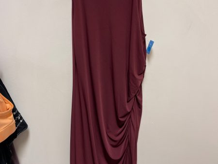 Dress Casual Midi By Banana Republic In Red, Size: 2x Online now