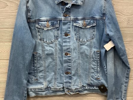 Jacket Denim By Clothes Mentor In Blue Denim, Size: L Discount