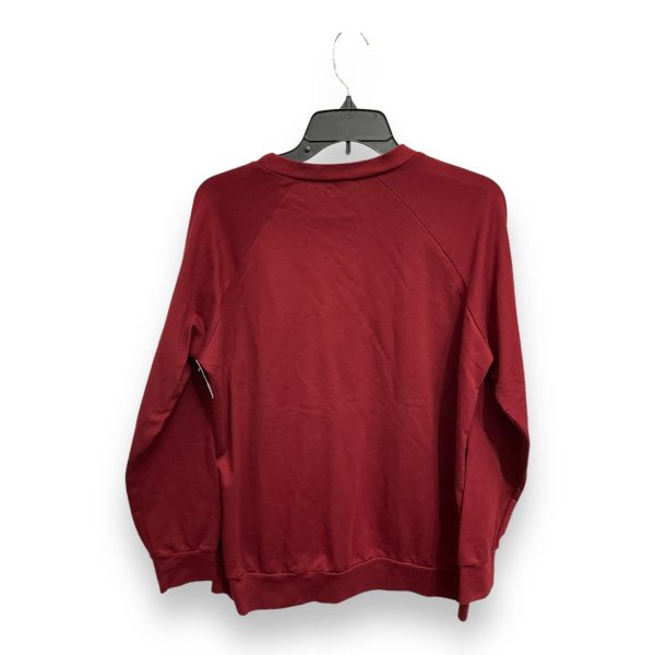 Sweatshirt Crewneck By Clothes Mentor In Red, Size: L on Sale