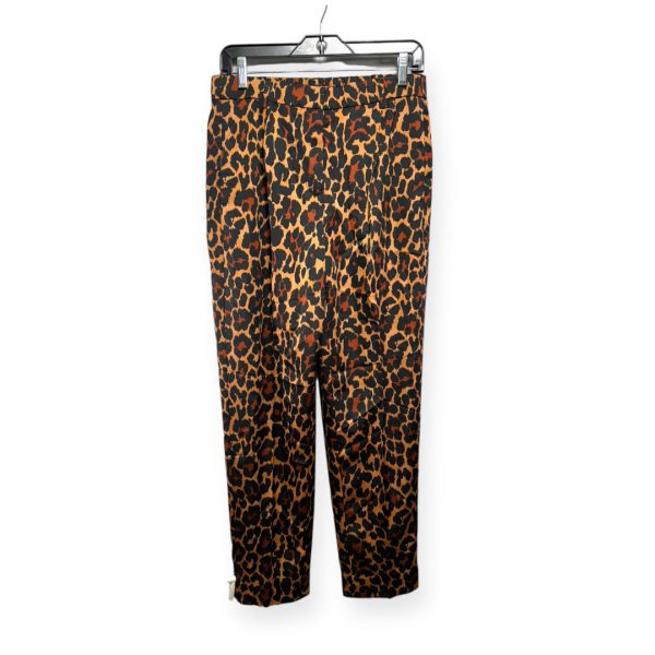 High-Rise Wide Leg Trouser By J Crew  In Leopard Size: 6 Online now