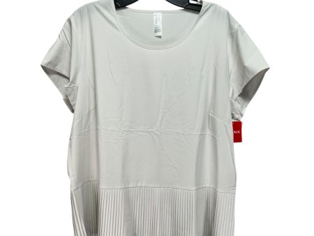 Yes, Pleats! Tee Top Sleeveless By Spanx In Silver, Size: Xl Online Hot Sale