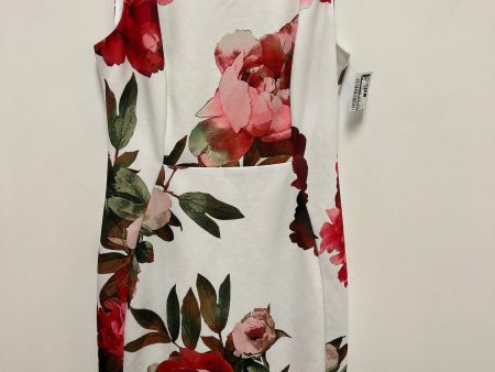 Dress Casual Midi By Calvin Klein In Floral Print, Size: S Online Sale