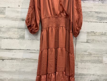 Dress Casual Maxi By Clothes Mentor In Orange, Size: Xl on Sale