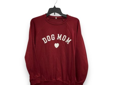 Sweatshirt Crewneck By Clothes Mentor In Red, Size: L on Sale