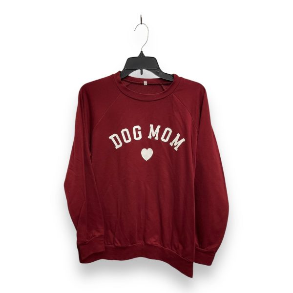 Sweatshirt Crewneck By Clothes Mentor In Red, Size: L on Sale