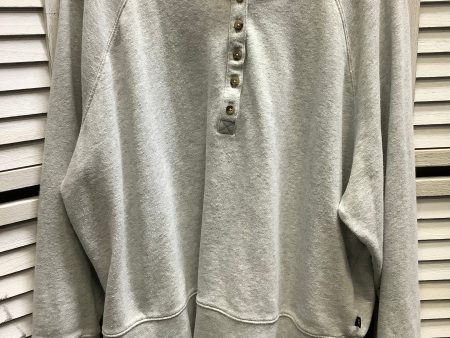 Sweatshirt Crewneck By Gap In Grey, Size: Xxl Online Sale