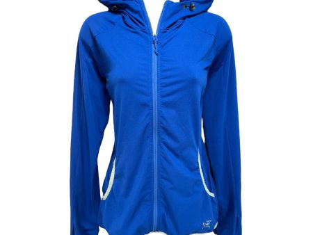 Athletic Jacket By Arctaryx In Blue, Size: S For Discount