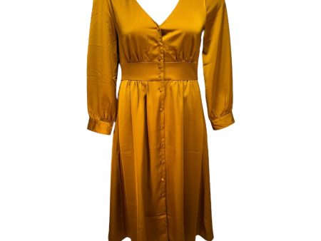 Dress Casual Maxi By J. Crew In Gold, Size: 6 Online Sale